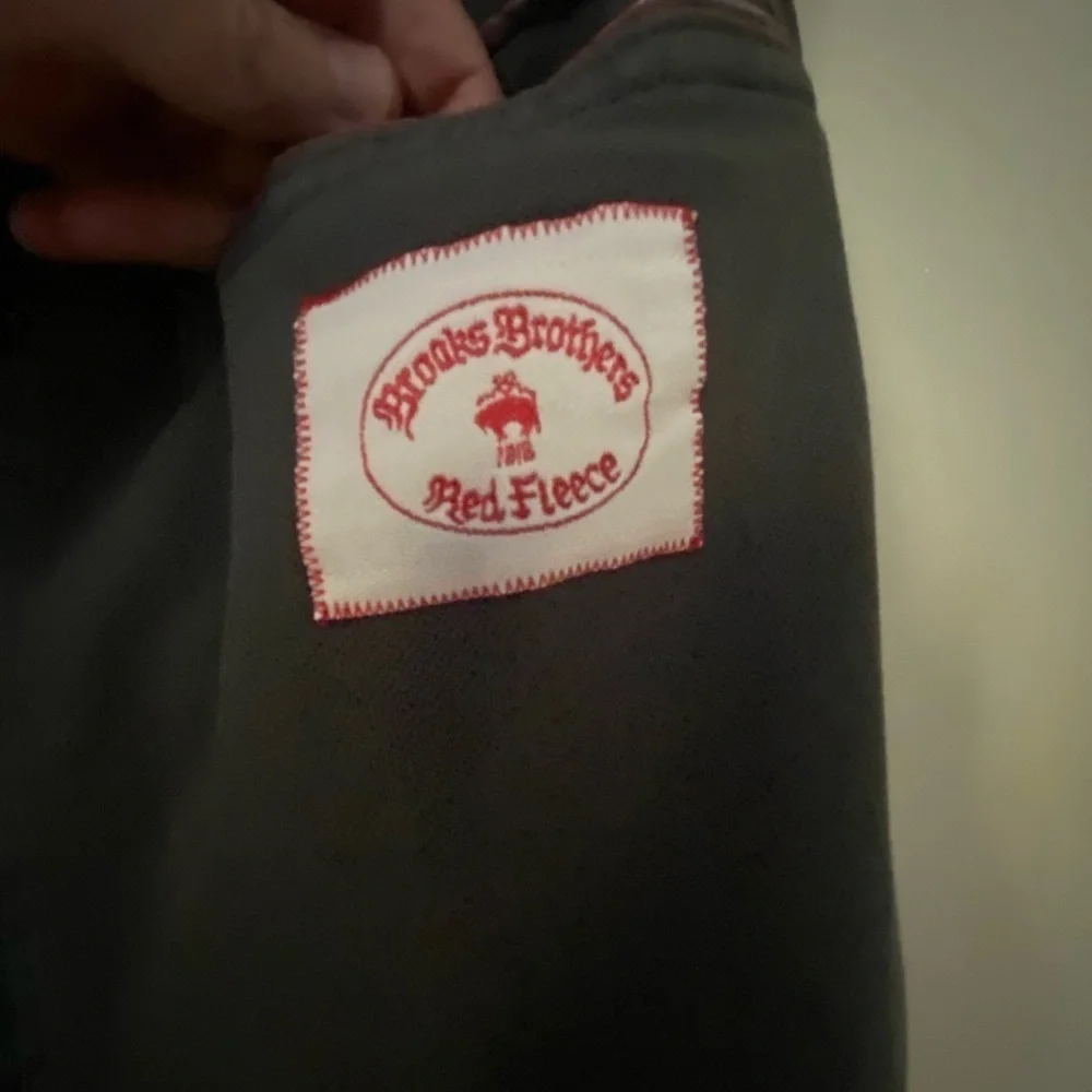 Brooks Brothers Red Fleece Gray Cotton Jacket 42L